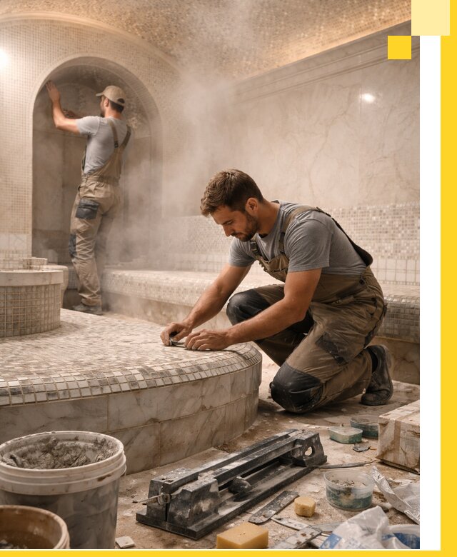 Профессиональный дизайн хамама и SPA под ключ в Ахтубинске