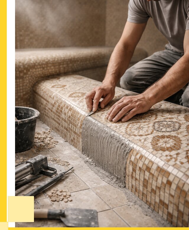 Плитка для хамама под ключ в Ахтубинске от 3624 р. | ЭриданХтб