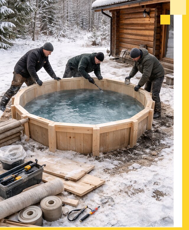 Изготовление и установка ледяных купелей под ключ в Ахтубинске